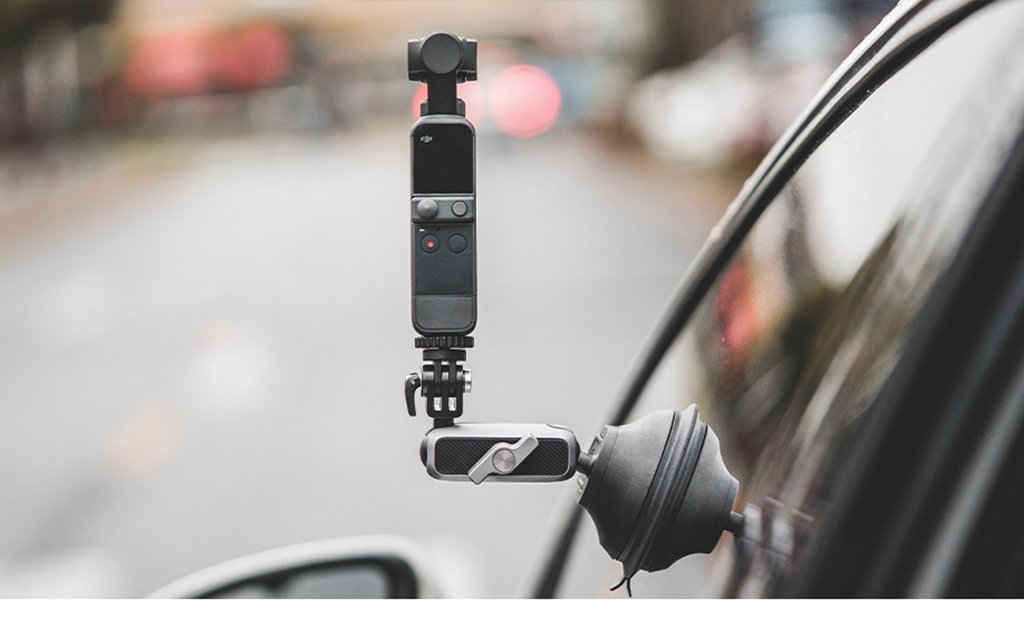 Suction cup mount PGYTECH for sports cameras