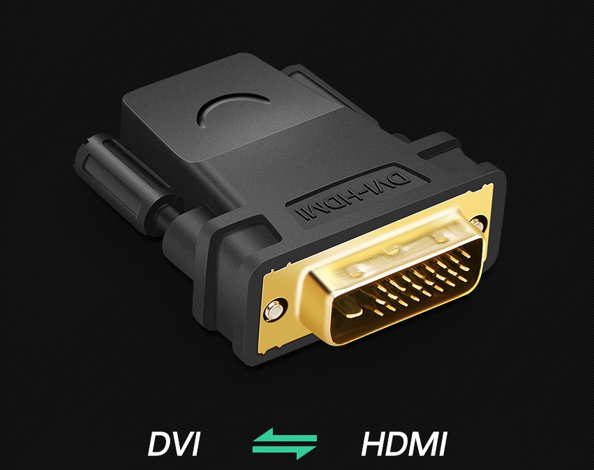 UGREEN Adapter DVI HDMI Full HD (black) Cable Adapter