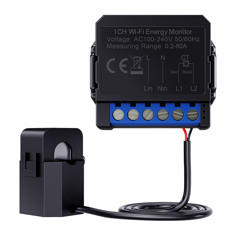 AVATTO ZWPM16-1 kahesuunaline energiamõõtja Zigbee ja Tuya Smart Life jaoks