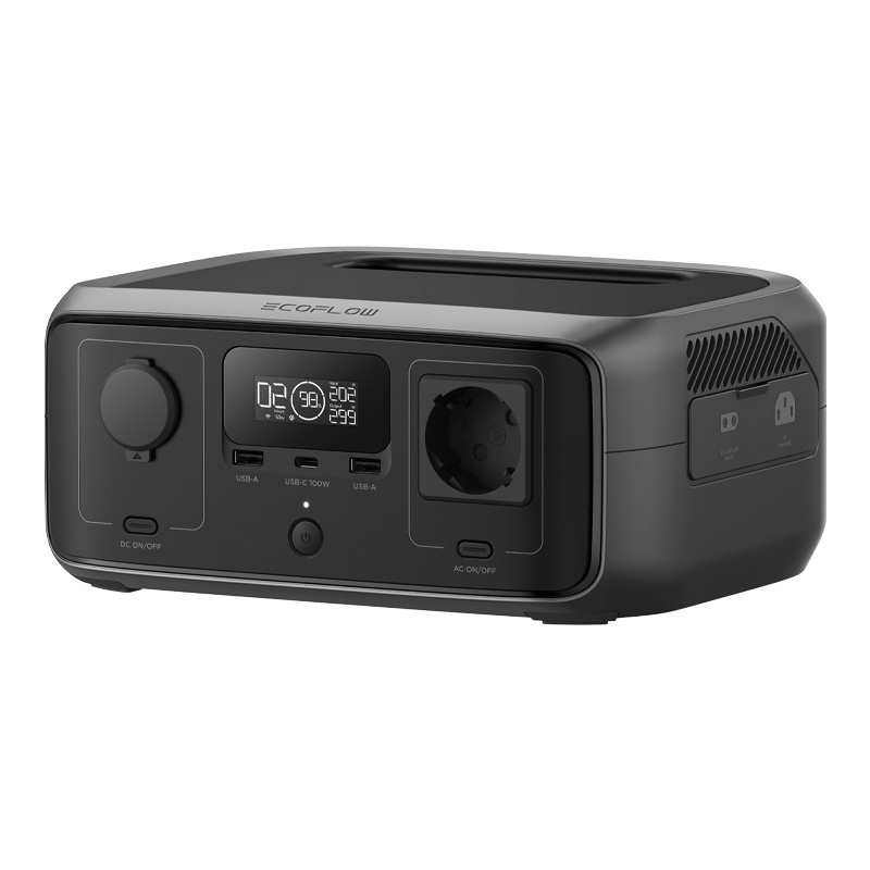 Set: EcoFlow River 3 power station + 110W photovoltaic panel.